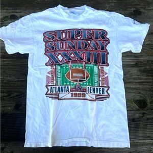 Vintage Super Bowl Super Sunday 1999 Paddy’s Pub T-shirt Size Medium
